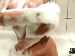 Big Fake Boobs & Round Booty, Masturbation Orgasm!