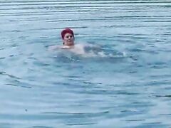 Annadevot - Secretly naked at the lake