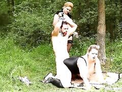 BBW Femdom in the forest