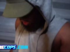 Two kinky cops fuck a black stud