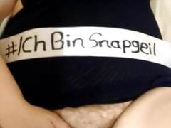 Mach ich es mir mit der Hand auf meinem Snapgeil Video.