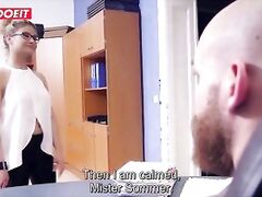 LETSDOEIT - Hot Office Fuck with Busty German Secretary