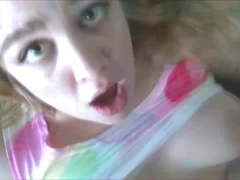 Chubby Girlfriend Sucks And Rides A Cock